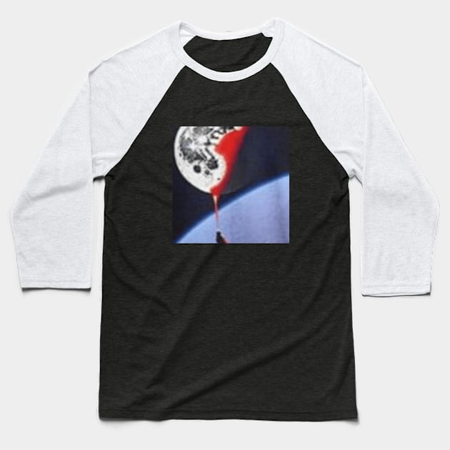 Blood Moon Baseball T-Shirt by Inspirational Doses